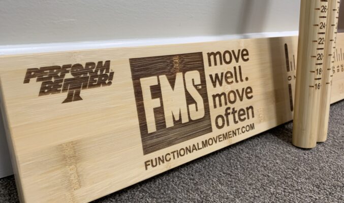 FMS test kit used during the functional movement screen