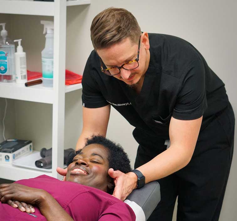 Burlington Chiropractic Adjustment